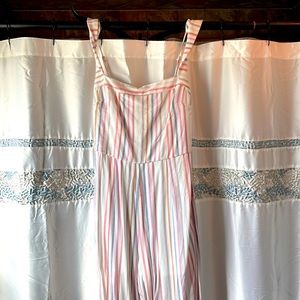 Spaghetti strap jumper with tie back